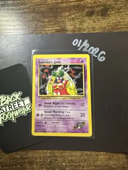 Sabrina's Jynx 59/132, Gym Heroes, Pokemon TCG, 2000, Vintage WOTC, Uncommon, NM - Image 3