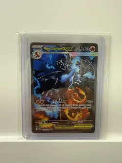 Mega Charizard X EX SIR 125/094 Phantasmal Flames English Pokemon TCG - Image 1