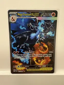 Mega Charizard X EX SIR 125/094 Phantasmal Flames English Pokemon TCG - Image 2