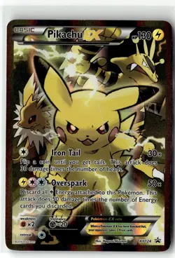 Pikachu EX ⭐ XY124 Holo Promo XY Black Star Promos 2013 Pokemon LP - Image 1