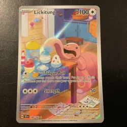 Pokemon TCG Lickitung 180/162 Sv05: Temporal Forces Illustration Rare Holo NM - Image 1