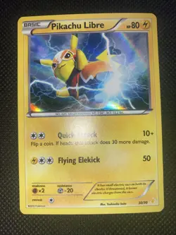 Pokemon TCG - Pikachu Libre 30/30 - XY Trainer Kit - Holofoil - Image 1