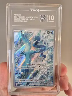Articuno 161/159 Sv09: Journey Together IR TAG 10 Gem Mint NO DINGS Pokemon TCG - Image 3