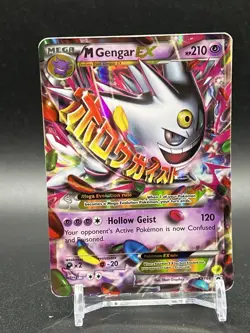 M Gengar EX XY166 Pokemon XY Black Star Promos MP - Image 1