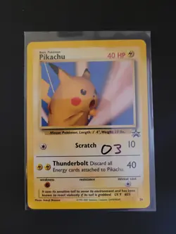 Pikachu SNAP Promo 26/53 Wotc Black Star Promo Pokemon NM 03 - Image 3