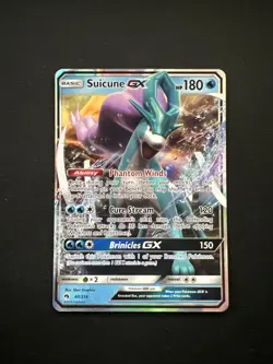 Pokemon TCG Suicune GX 60/214 Ultra Rare Lost Thunder NM Condition - Image 1