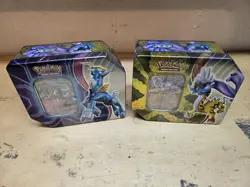 Pokemon TCG: Paradox Destinies Tins - Iron Crown EX & Raging Bolt EX - NEW - Image 1