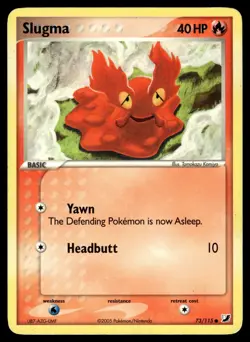 SLUGMA - 73/115 Common Unseen Forces Pokemon MP - Image 1