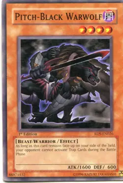 Yu-Gi-Oh-Karte - Pitch-Black Warwolf - Image 1