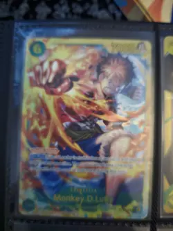 Monkey D Luffy SEC OP13-118 Carrying on His Will One Piece English Secret Rare - Image 1