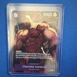 ONE PIECE CHARLOTTE KATAKURI OP11-067 SR ALT ART FIST OF DIVINE SPEED ENGLISH - Image 1