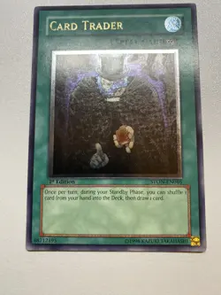 Yugioh! Card Trader STON-EN046 Ultimate Rare 1st Edition MP - Image 1