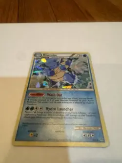Pokemon TCG Blastoise Unleashed 13/95 Cracked Ice Holo Rare Card NM - Image 1