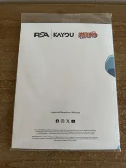 PSA Magazine x Kayou Naruto Promo Card with Magazine December 2025 Sealed - Image 4