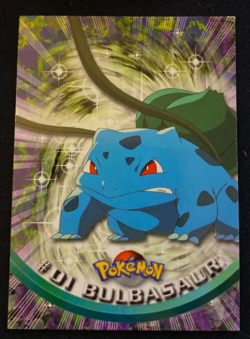 Topps Trading Cards Pokemon Bulbasaur #01 TV Animation Edition LP - Image 1