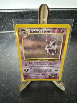 Pokemon TCG Sabrina's Gengar Holo Card 14/132 Gym Heroes Series Near Mint - Image 2
