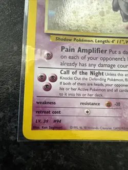 Pokemon TCG Sabrina's Gengar Holo Card 14/132 Gym Heroes Series Near Mint - Image 3