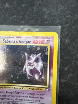 Pokemon TCG Sabrina's Gengar Holo Card 14/132 Gym Heroes Series Near Mint - Image 5