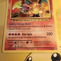 Pokemon - Charizard Holo - 11/108 - XY Evolutions - 2016 Pokemon Card TCG - Image 5