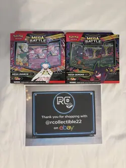 Pokemon Cards Mega Battle Deck LOT Mega Gengar and Mega Diancie New/Sealed - Image 1