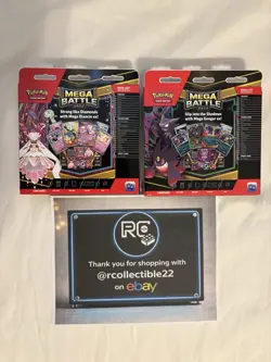 Pokemon Cards Mega Battle Deck LOT Mega Gengar and Mega Diancie New/Sealed - Image 2