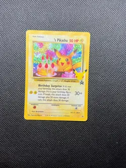 Happy Birthday Pikachu Holo 24 Celebrations Birthday Pokemon Card NM - Image 1