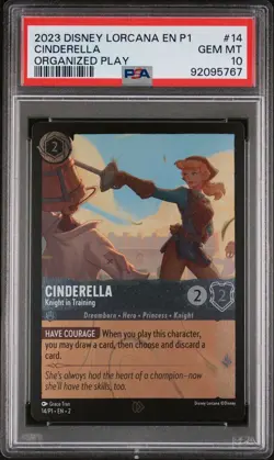 Disney Lorcana Promo Cards #14 Cinderella - Knight in Training - Image 1
