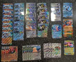 Pokemon Jumbo Card Lot 51 Cards Total - Mega Lucario, Great Tusk, Snorlax - Image 1