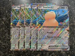 Pokemon Jumbo Card Lot 51 Cards Total - Mega Lucario, Great Tusk, Snorlax - Image 5