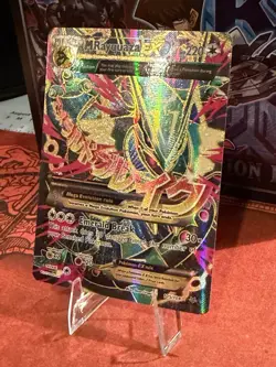 Pokemon TCG Mega-Rayquaza-EX Roaring Skies 2015 Holo Full Art Card 105/108 - Image 2