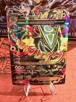 Pokemon TCG Mega-Rayquaza-EX Roaring Skies 2015 Holo Full Art Card 105/108 - Image 4
