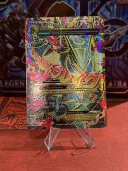 Pokemon TCG Mega-Rayquaza-EX Roaring Skies 2015 Holo Full Art Card 105/108 - Image 5
