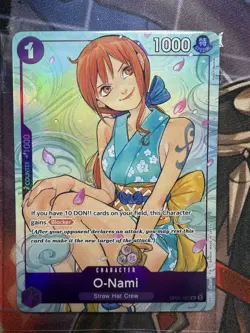 Bandai One Piece Card Game O-Nami Special Holo OP05-062 - Image 1