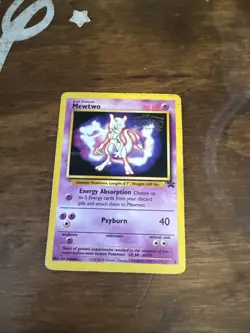 Pokemon TCG Mewtwo #3 WB Kids Presents the First Movie Card - Image 1