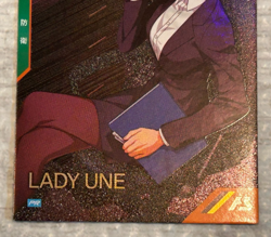 Gundam ARSENAL BASE Card LADY UNE BANDAI JAPAN PR-371(PR) - Image 4