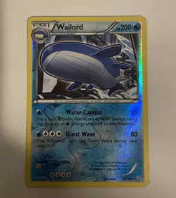 WAILORD 26/124 Dragons Exalted Reverse Holofoil Pokemon Card TCG, 26/124 - Image 2