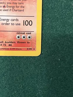 Pokemon TCG Charizard Base Set Holo Foil Rare Card 4/102 - Image 5
