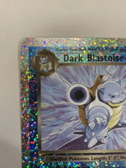 **SEE PICS** Dark Blastoise - Box Topper S2/S4 Jumbo Cards Reverse Holo Pokemon - Image 3