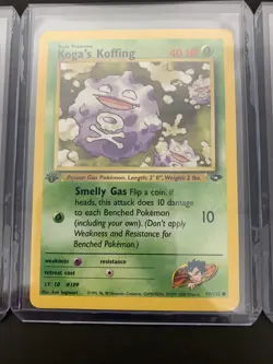 Koga's Koffing 79/132 1st Edition NM Gym Challenge Non-Holo Pokemon Card - Image 3