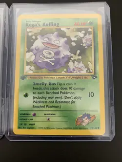 Koga's Koffing 79/132 1st Edition NM Gym Challenge Non-Holo Pokemon Card - Image 4