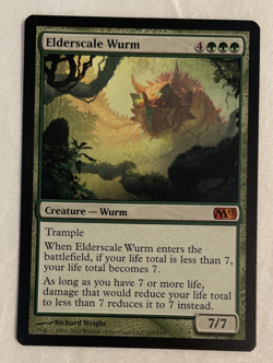 1x Elderscale Wurm M13 Magic 2013 MTG Magic the Gathering LP - Image 1