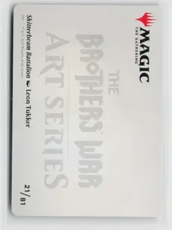 MTG The Brothers War Art Series Skitterbeam Battalion x1 NM 21/81 - Image 2