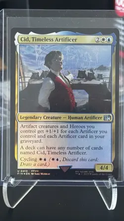 Magic MTG: Cid, Timeless Artificer (0413) - FINAL FANTASY (FIN) FOIL - Image 1