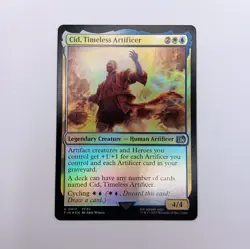 Cid, Timeless Artificer 0417 FOIL MTG Uncommon Magic Final Fantasy 12 FFXII - Image 1