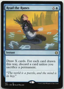 Read the Runes 167 Rare Jumpstart NM/LP MTG - Image 1
