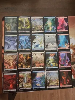 20 Bloomburrow 4 Seasons Full Land Art Set Magic The Gathering MTG Near Mint - Image 1