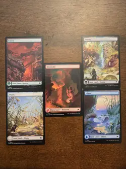 20 Bloomburrow 4 Seasons Full Land Art Set Magic The Gathering MTG Near Mint - Image 2