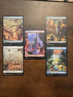 20 Bloomburrow 4 Seasons Full Land Art Set Magic The Gathering MTG Near Mint - Image 3