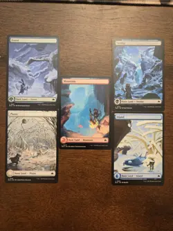 20 Bloomburrow 4 Seasons Full Land Art Set Magic The Gathering MTG Near Mint - Image 4