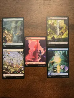 20 Bloomburrow 4 Seasons Full Land Art Set Magic The Gathering MTG Near Mint - Image 5